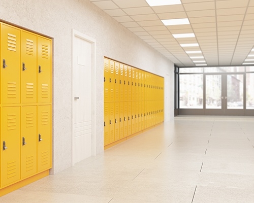 casiers jaunes ecole